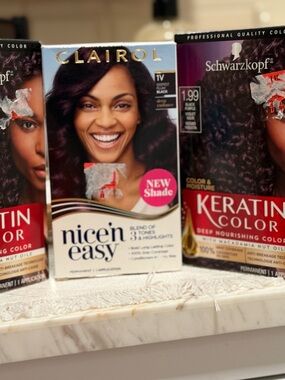 Clairol Nice'n Easy 1V Deepest Black Hair Color - Rich Black Shade